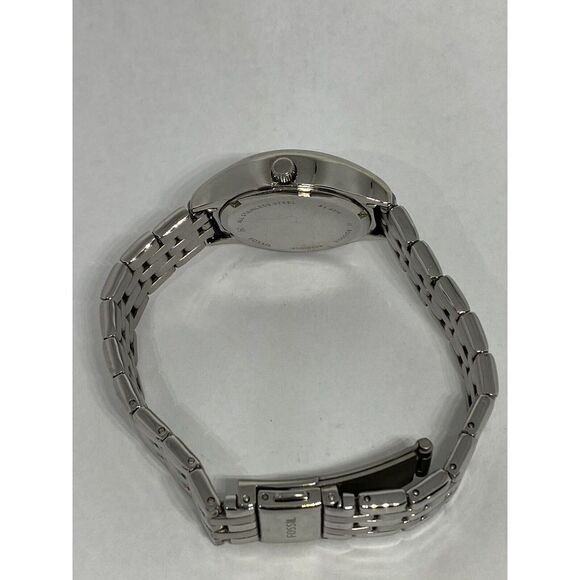 Fossil 40501808 Men Silver Stainless Steel Analog Silver Dial Quartz Watch CM429 - Picture 10 of 11